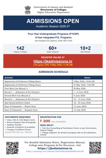 Admission Advertisement